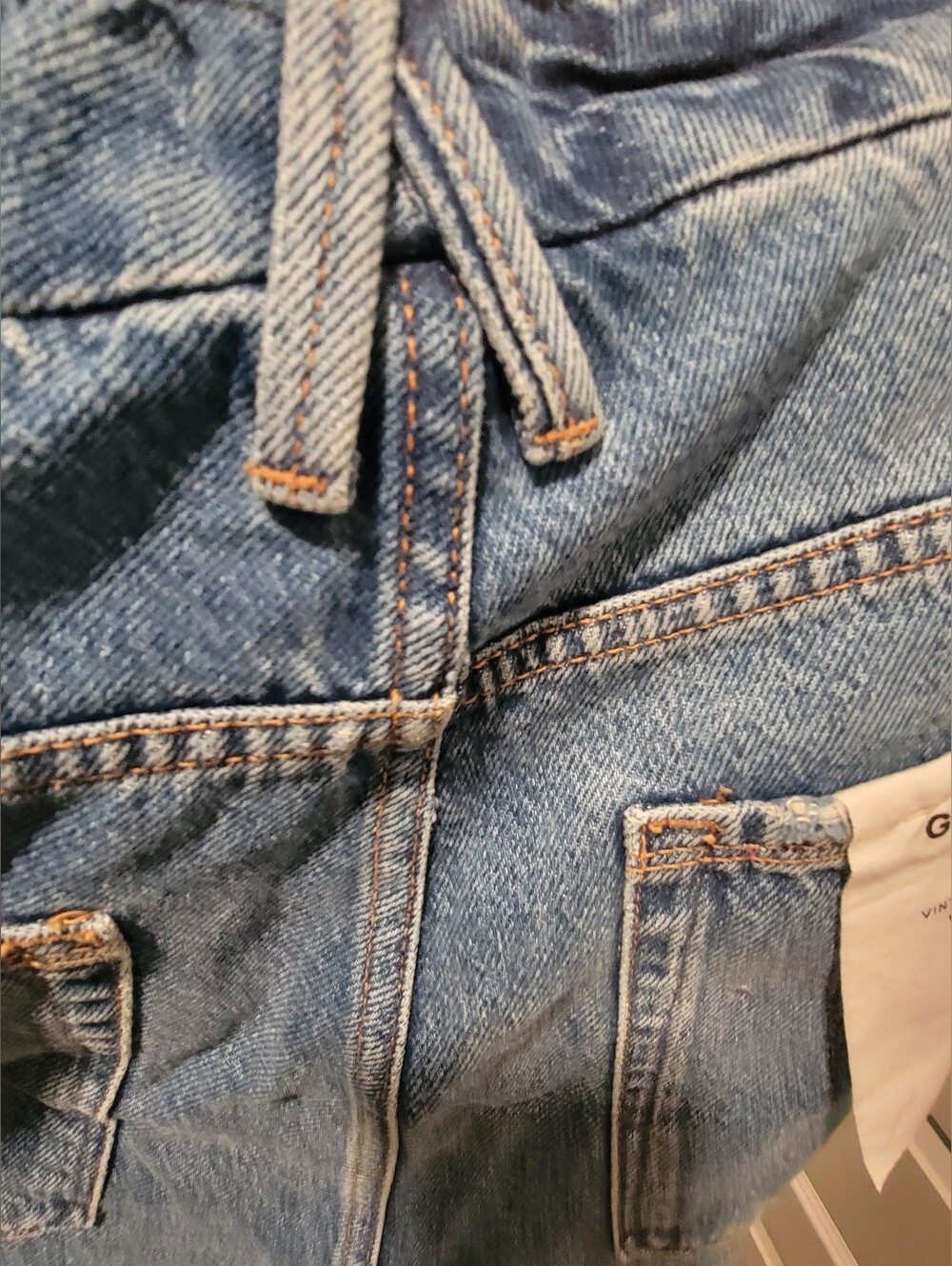 Good American Vintage Light Blue High-Rise Jeans - Sz 16 NWT - Picture 4 of 6